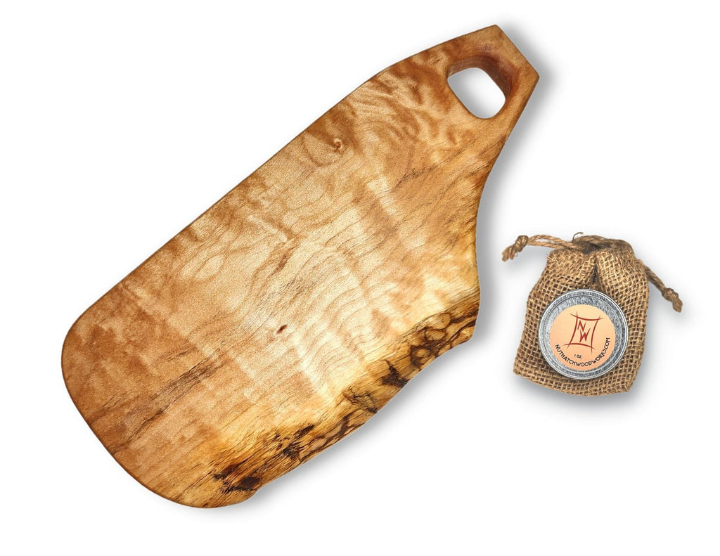 Nuthatch Woodworks - Small Pacific Maple Wood Charcuterie Board