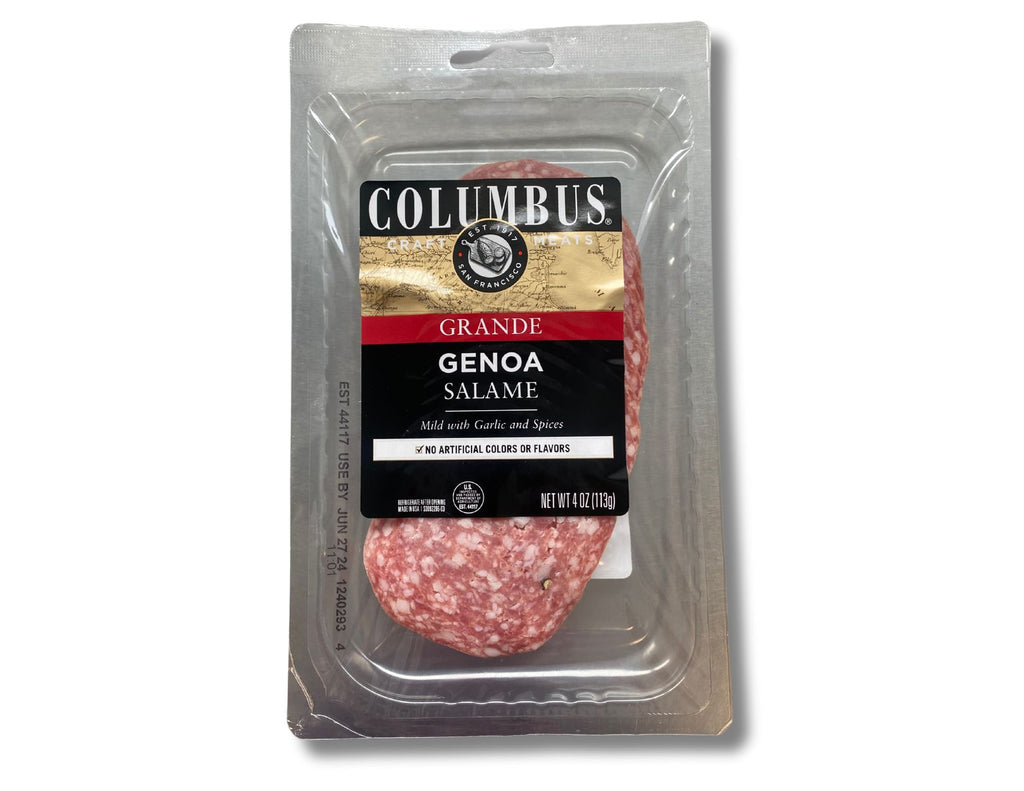 Columbus Sliced Genoa Salame Grande