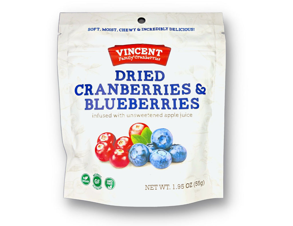 Vincent - Dried Cranberries & Blueberries Infused with Unsweetened Apple Juice